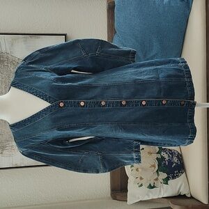 GAP Blue Denim Mini Dress